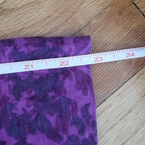 Gloria Vanderbilt Purple Hombre Embellished Top Lg - Picture 14 of 15